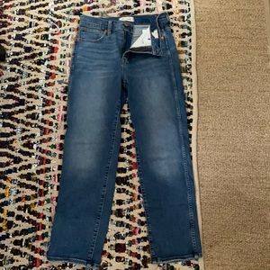 Madewell Stovepipe PETITE jeans